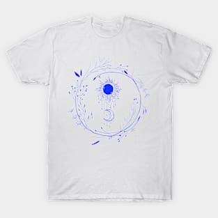 Blue Sun&Moon T-Shirt